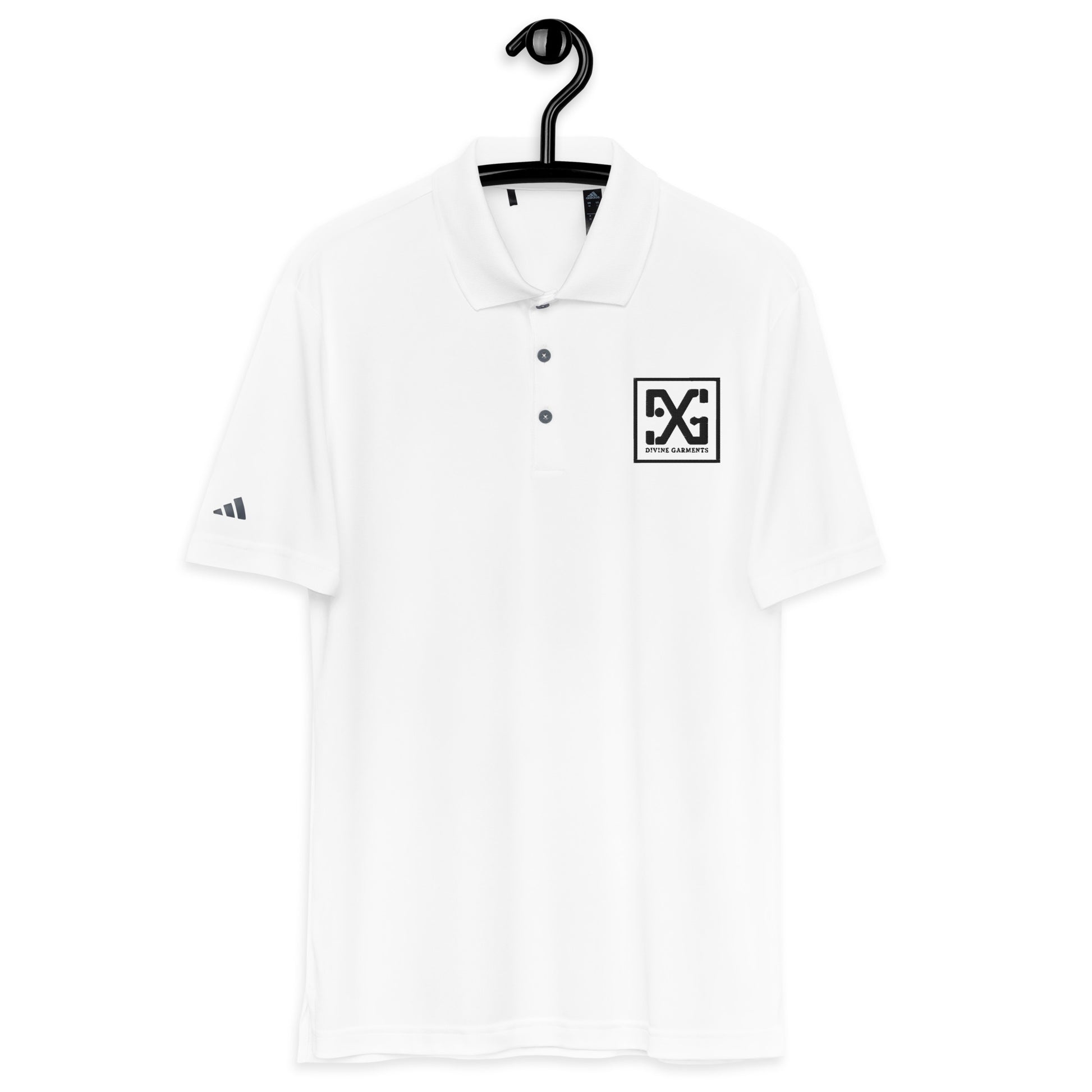 Elevate your style and performance with the Divine Garments x adidas Performance Polo