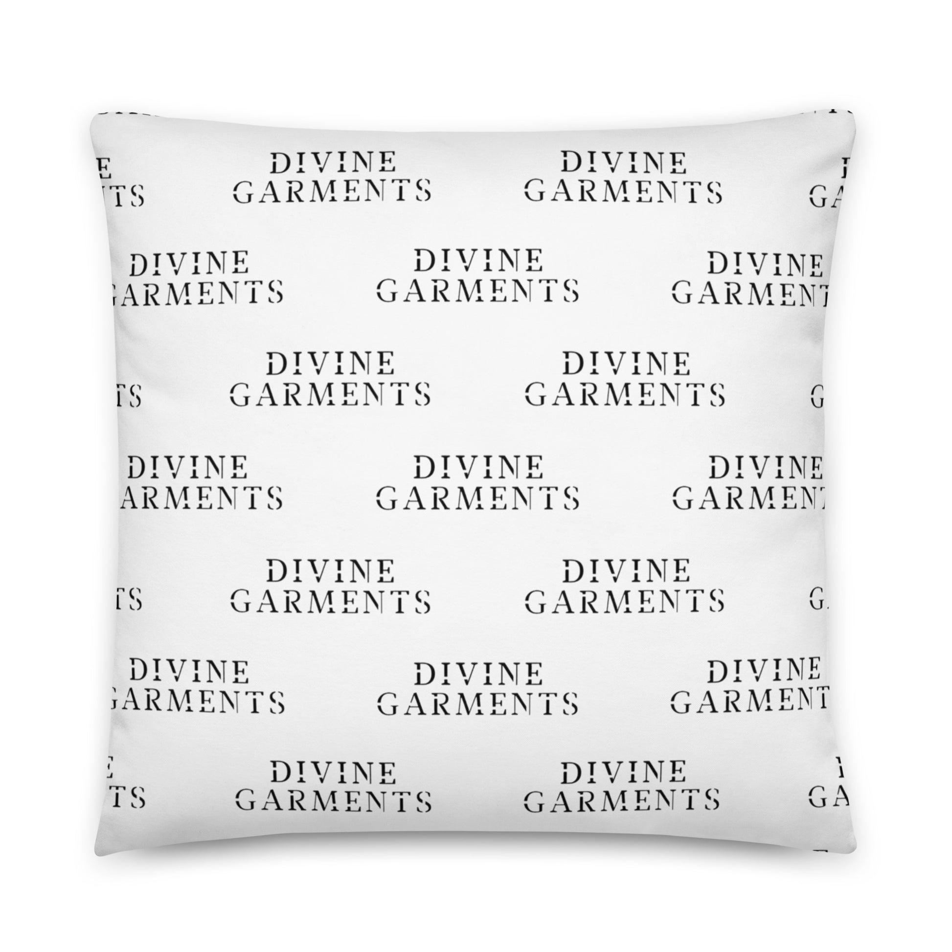 Transform your living space and add a touch of personality with our Divine Garments Accent Pillow!