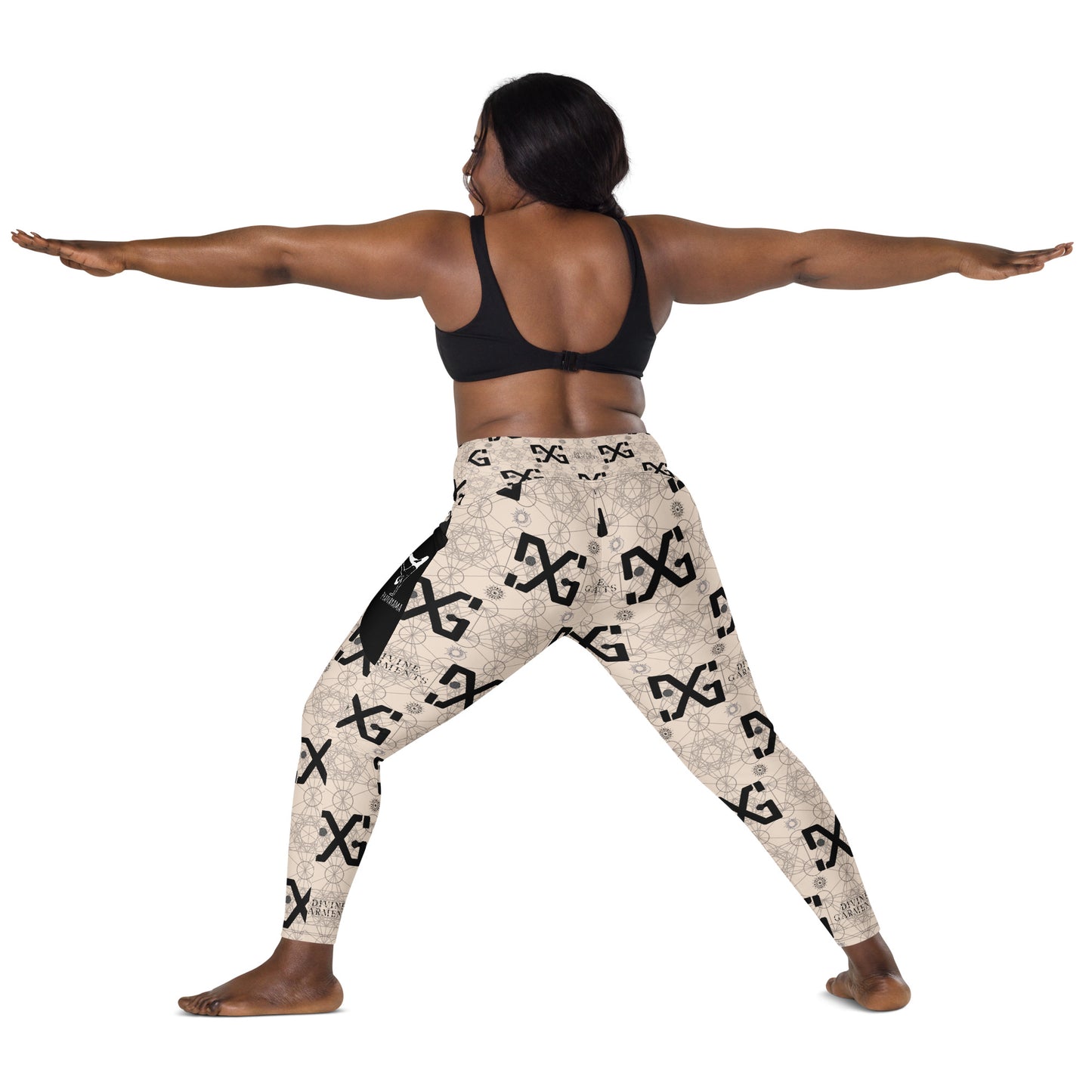 Elevate your workout wardrobe and unleash your inner goddess with Divine Garments Crossover Leggings