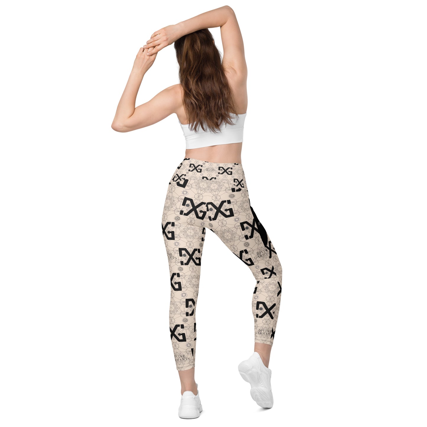 Elevate your workout wardrobe and unleash your inner goddess with Divine Garments Crossover Leggings