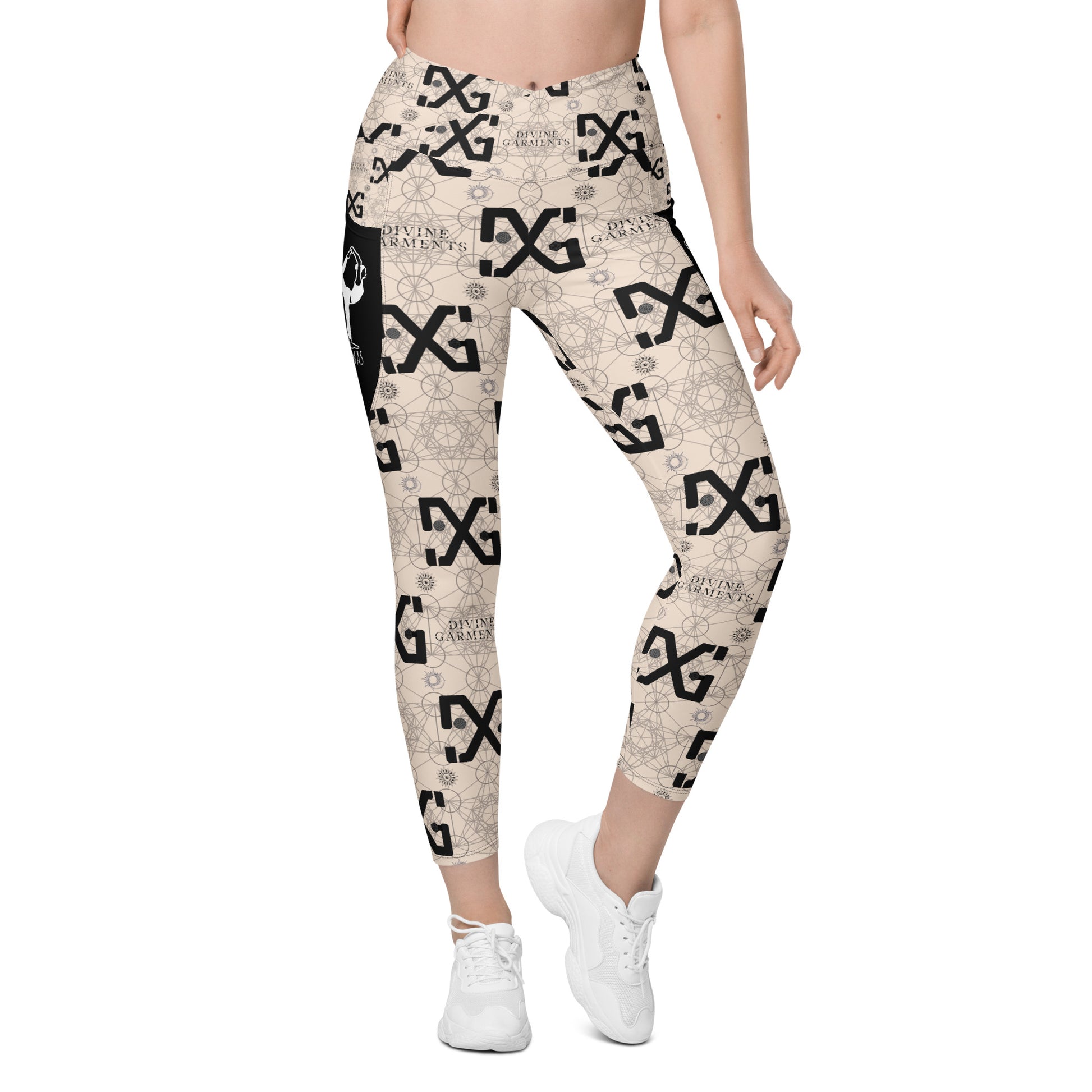 Elevate your workout wardrobe and unleash your inner goddess with Divine Garments Crossover Leggings