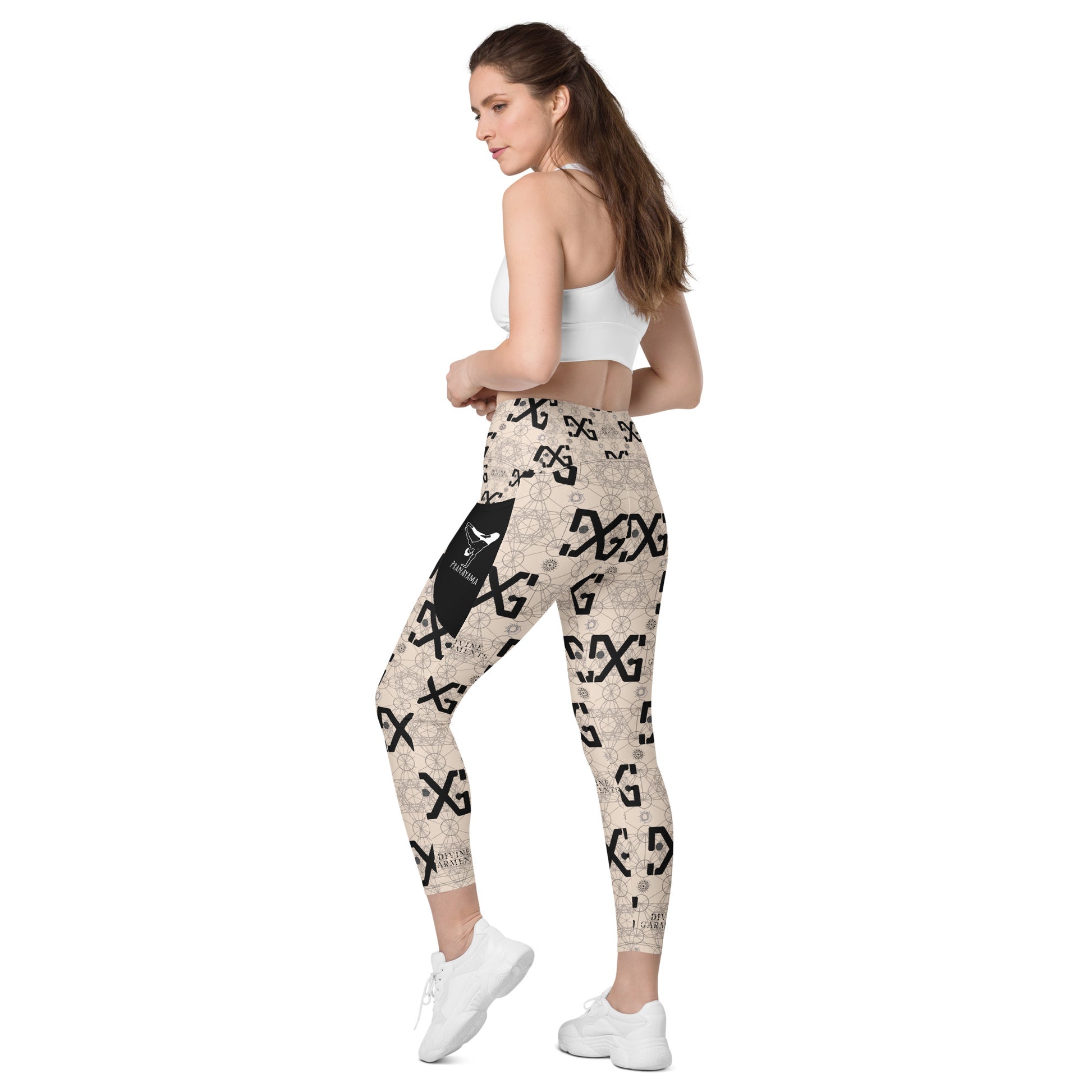 Elevate your workout wardrobe and unleash your inner goddess with Divine Garments Crossover Leggings