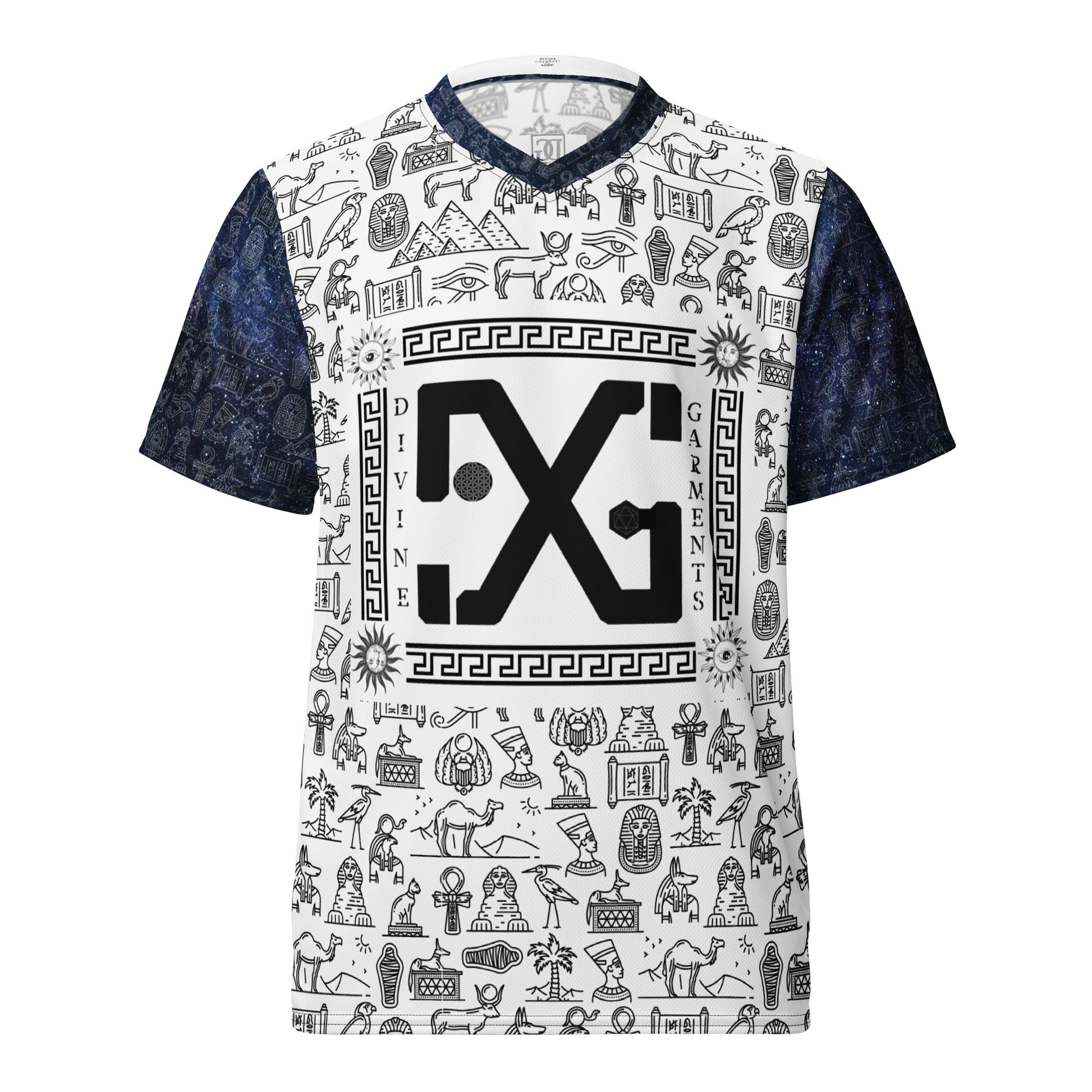 Elevate your game and make a statement on and off the field with our Divine Garments Egyptian Unisex Jersey