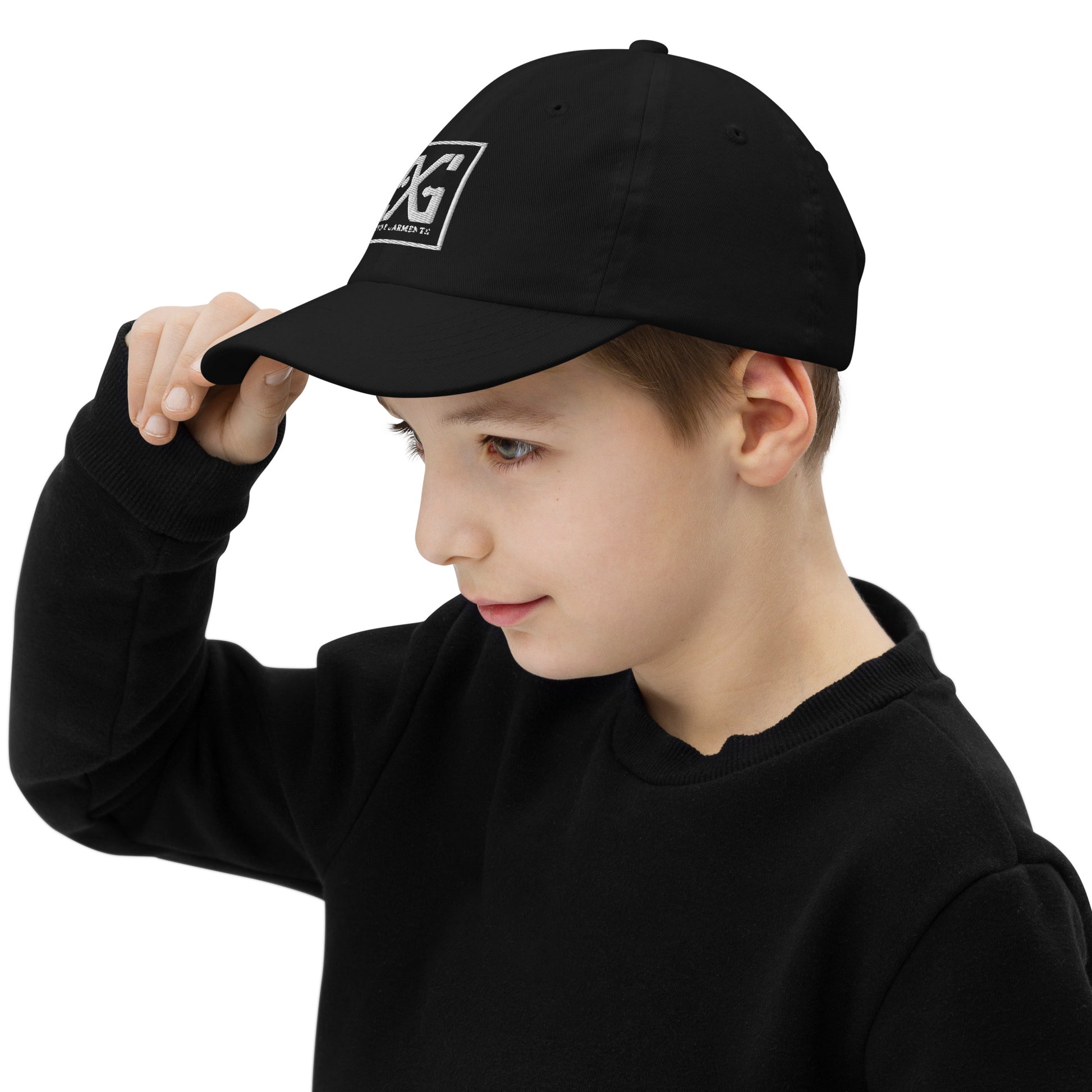 Elevate your child's style and performance with the Divine Garments Youth Cap!