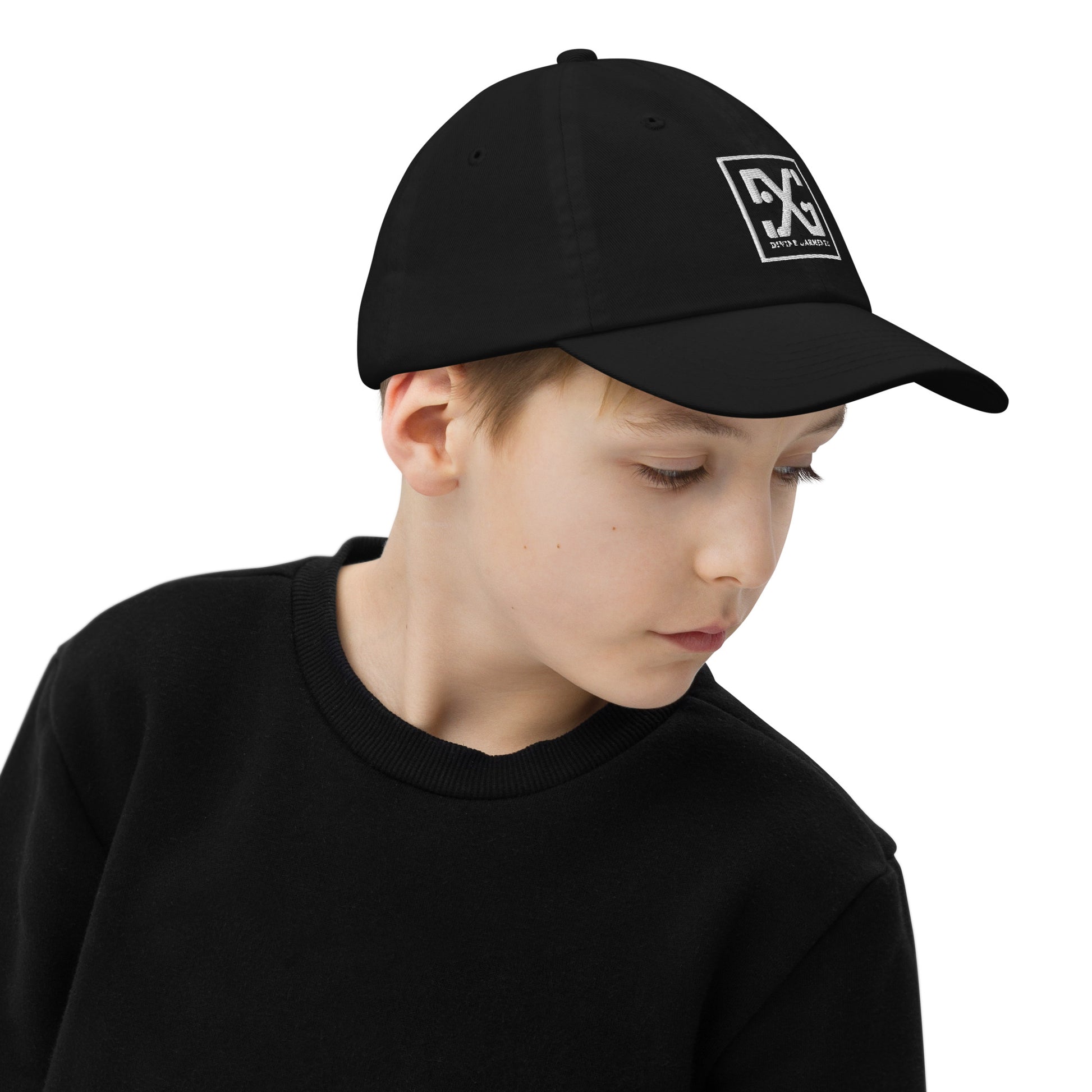 Elevate your child's style and performance with the Divine Garments Youth Cap!