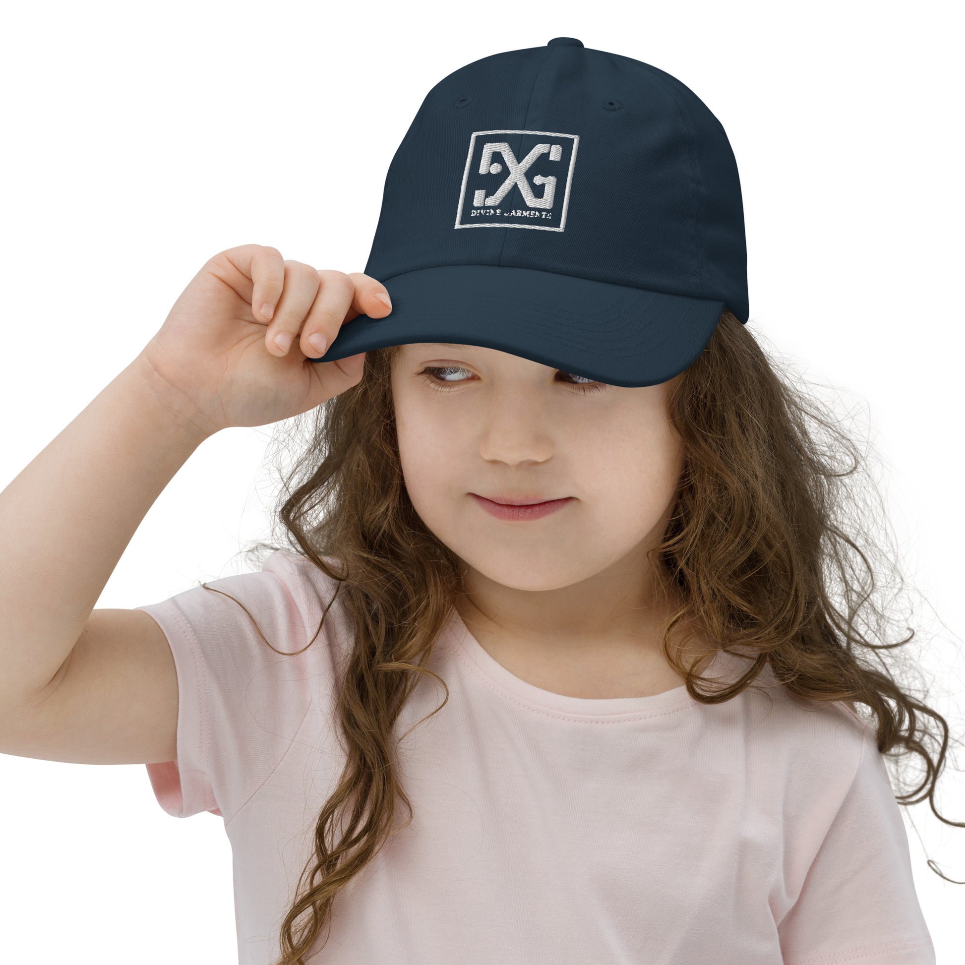 Elevate your child's style and performance with the Divine Garments Youth Cap!